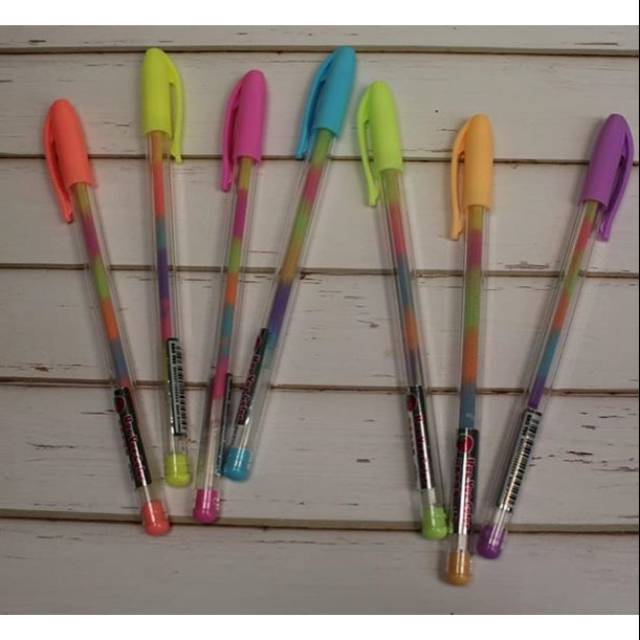 

Pulpen Warna Warni Pelangi
