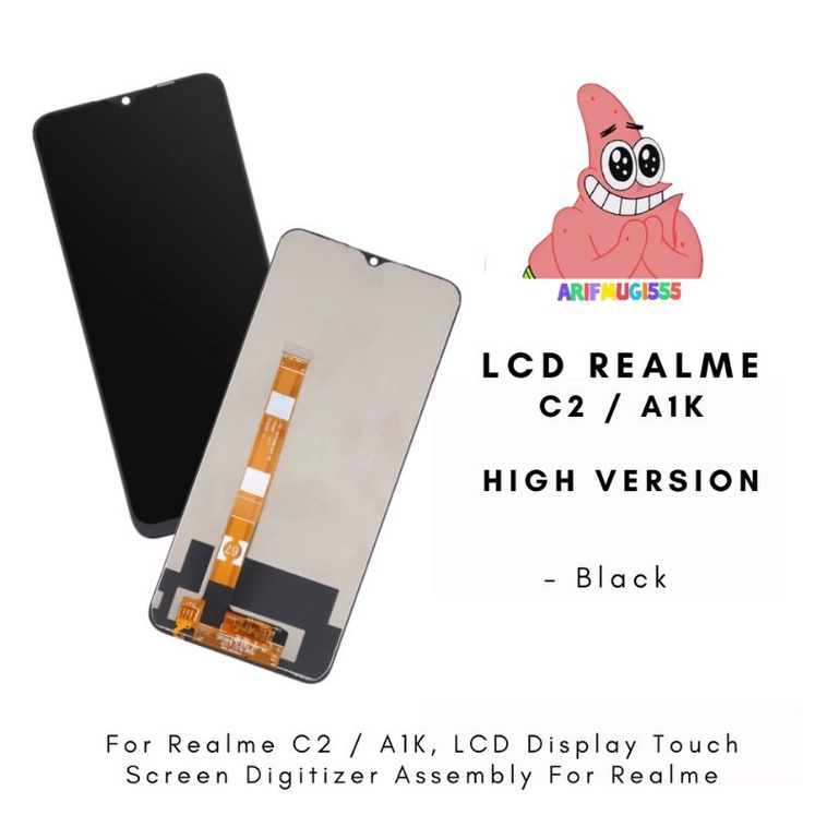 LCD +Ts Realme C2 RMX 1941 / LCD Oppo A1K High Version Fullset Touchscreen