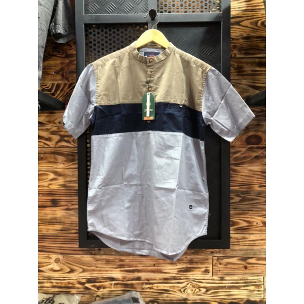 BAJU KEMEJA KOKO KEMKO PRIA LENGAN PENDEK KOMBINASI NEW MODEL SOFT COTTON TERBARU ORIGINAL AGERA VINTAGE