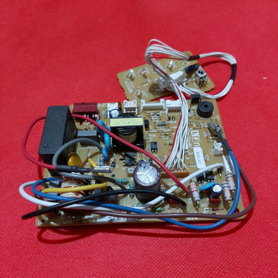 MODUL PCB AC SHARP INVERTER QPWBFB693JBZZ SN CU NI FULLSET SENSOR ORIGINAL