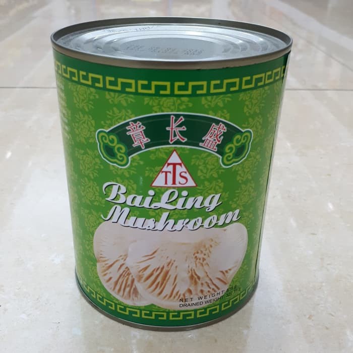 

BaiLing Mushroom TTS 815 Gram / Acar Jamur dalam Kaleng 815 Gram