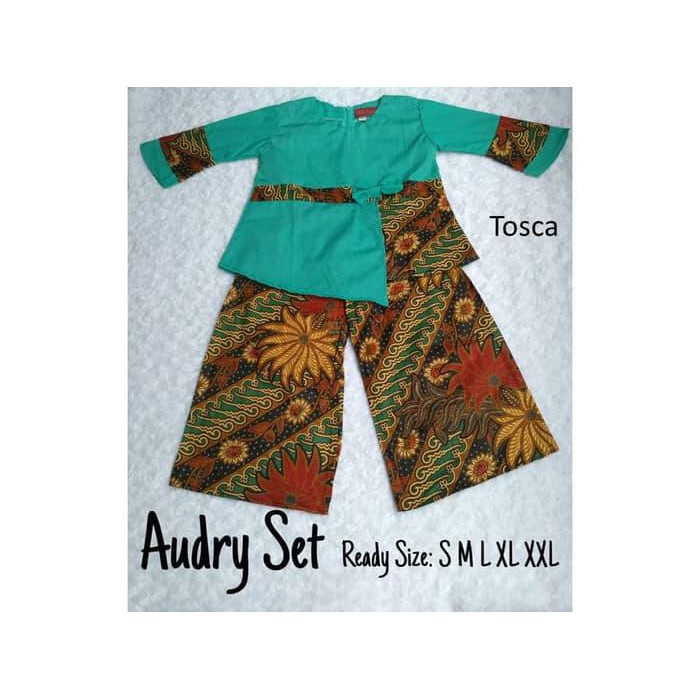 Terlaris Welans Batik - Kebaya Anak - Audry Set - Lp011 Kulot - 1-2 Tahun, Fuchsia