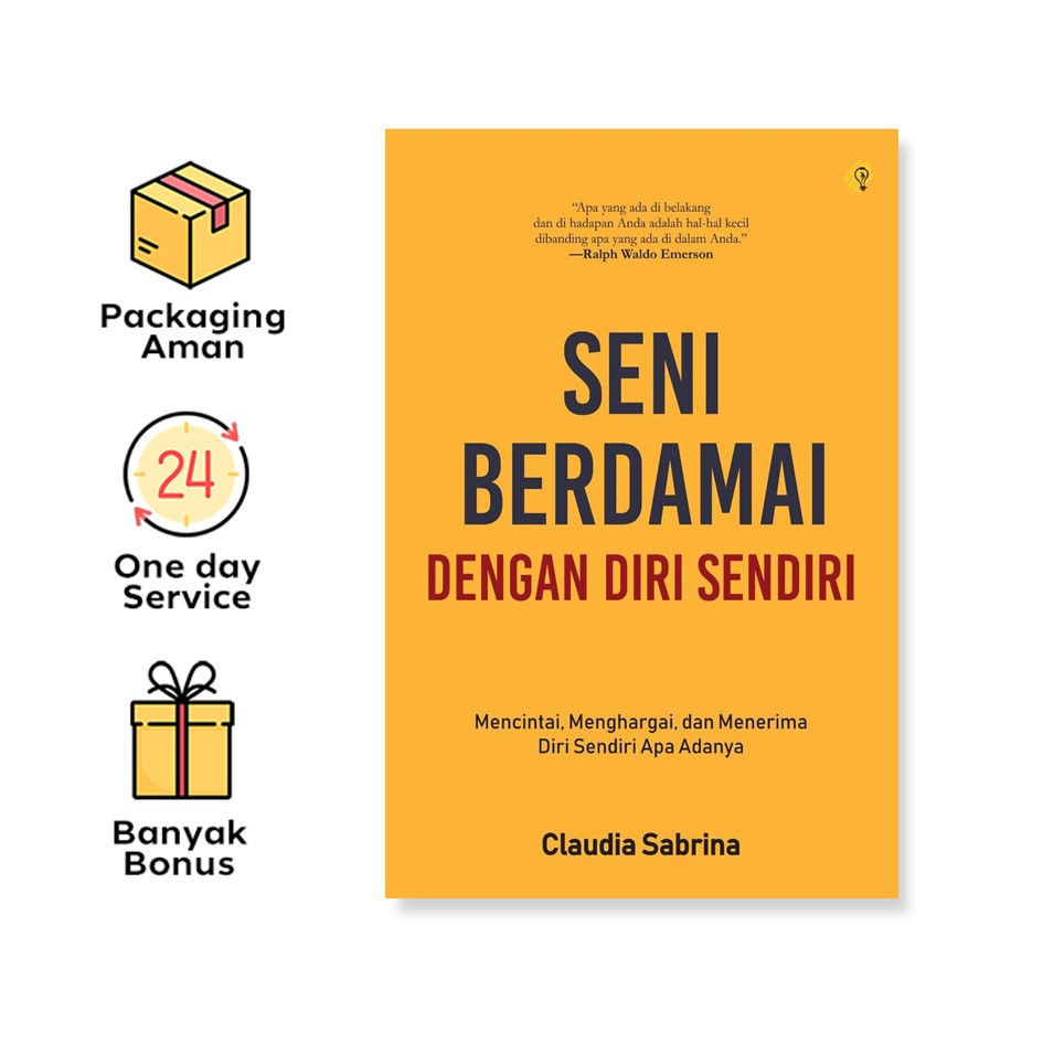  Buku  Seni Berdamai  Dengan  Diri Sendiri Bright Publisher 