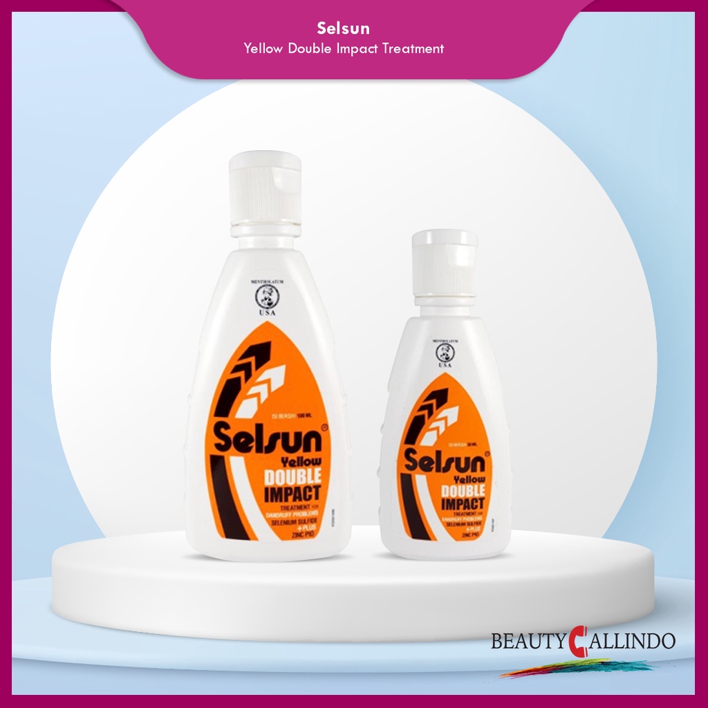 Selsun Yellow Double Impact Treatment Shampoo Anti Ketombe &amp; Gatal