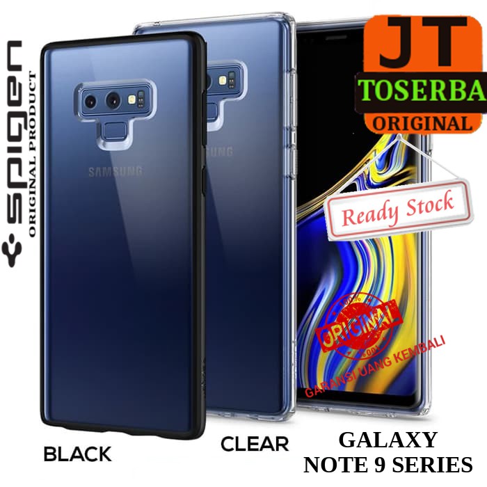 CASE SAMSUNG NOTE 9 SPIGEN ORIGINAL ULTRA HYBRID CASING ARMOR CLEAR TRANSPARAN ANTI SHOCK DUAL CASE