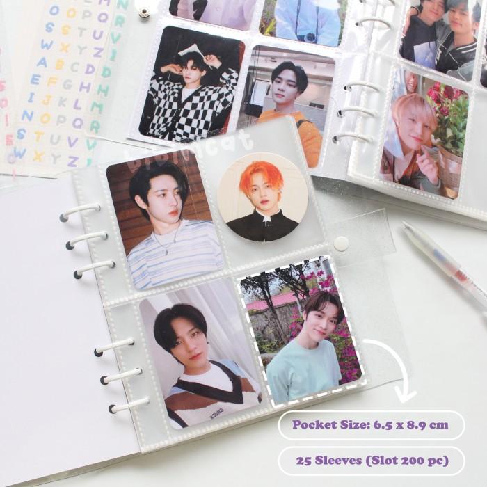 

6 Ring Binder Photocard Album Nct / Photocard Album Kpop Nct