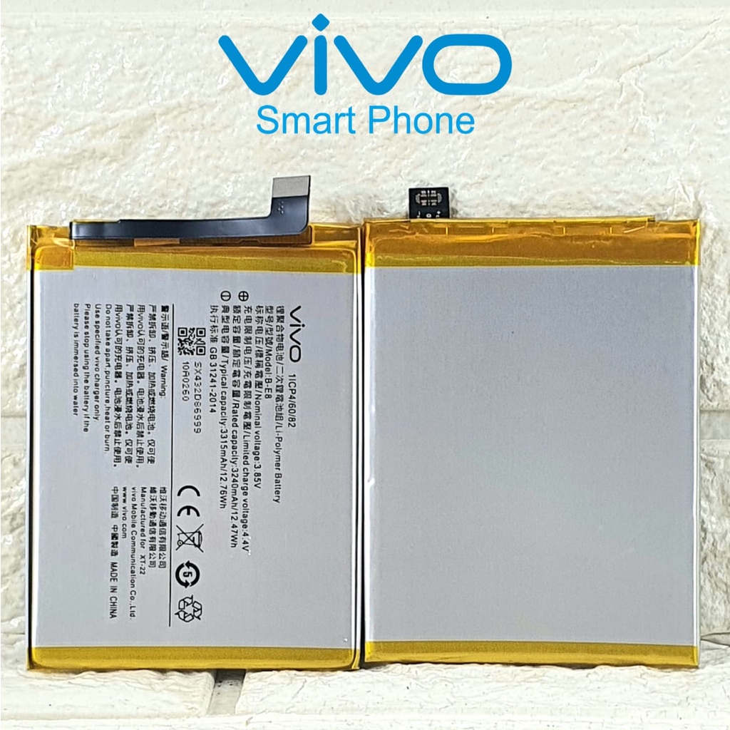 Baterai Battery Original VIVO B-E8 BE8 For Hp V11 - V11i - vivo 1806 - Vivo Y97 - V1813 - V1813A - V1813