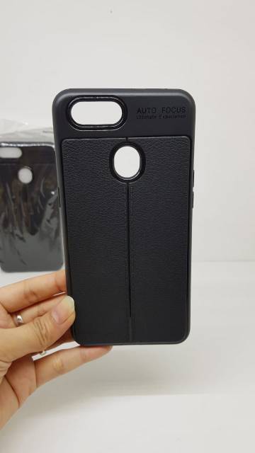 Auto Focus Realme 2 6.2 inchi Leather Soft Case Realme 2 AUTOFOCUS Motif Kulit Jeruk