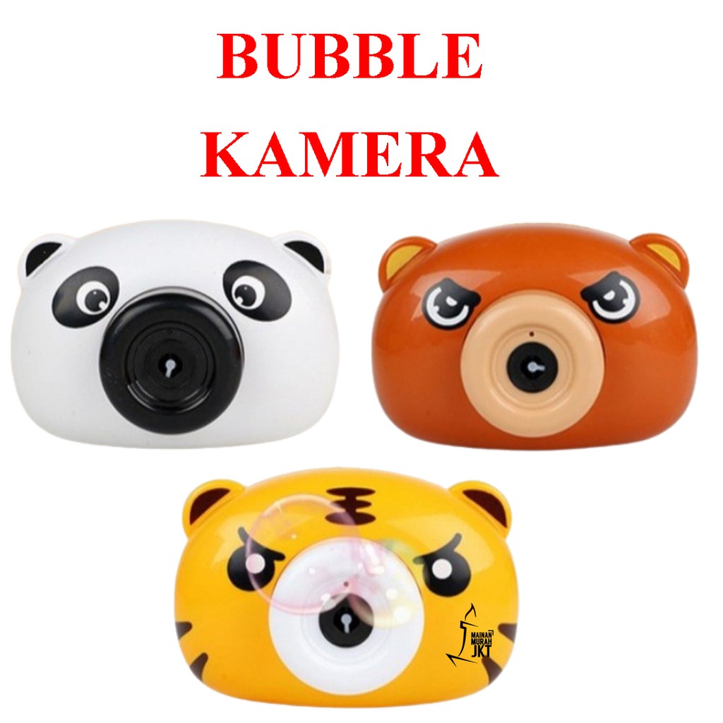 MAINANKEI MAINAN ANAK BUBBLE CAMERA MAINAN BUBBLE SABUN BUBBLE KAMERA