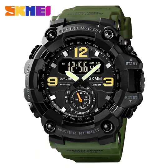 Jam Tangan Skmei 1637 Jam Tangan Skmei Jam Tangan Karet Pria Jam Tangan Cowok Sport Jam Tangan SKMEI