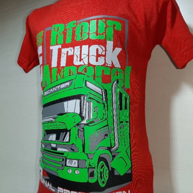 KAOS TRUK ANAK BAJU TRUK ANAK KAOS TRUK OLENG ANAK KAOS ANAK LAKI LAKI BAJU ANAK LAKI LAKI