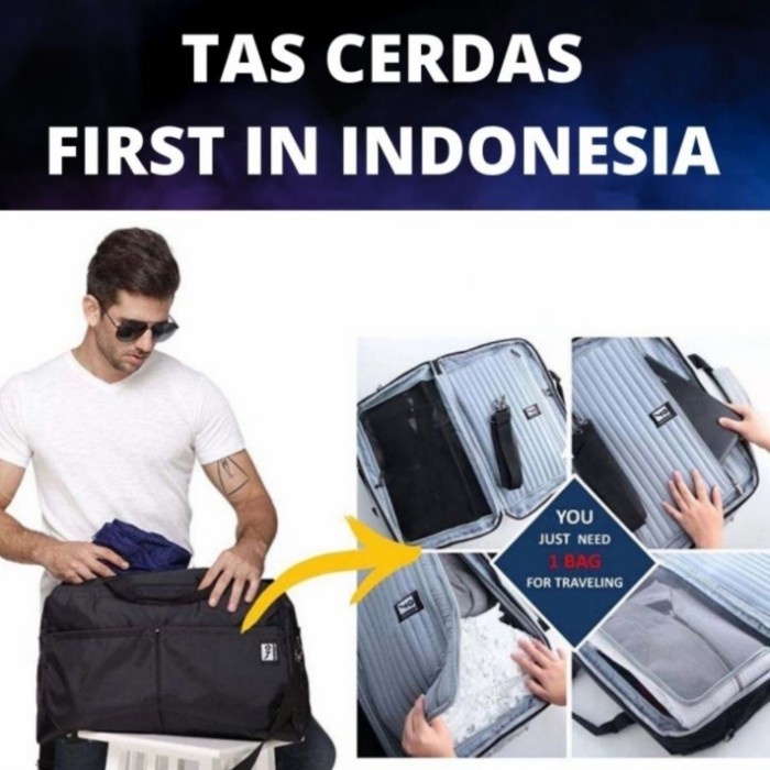 Koper - Tas Koper Duffle Bag Laptop Travel Gym Backpacker Lipat-Ishiya Caryall