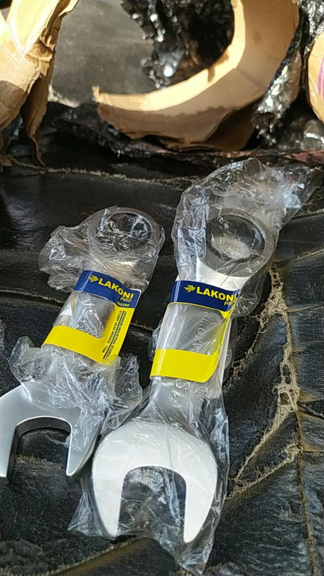 Lakoni Pro Kunci Ring Pas Rachet Pendek 8 - 19 Mm Stubby Gear Wrench