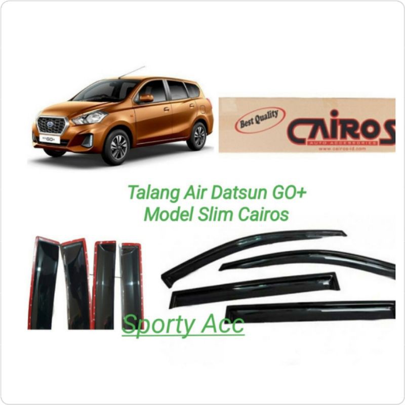 Talang Air Datsun GO Model Slim Merk Cairos