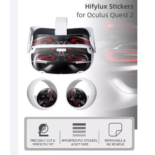 Hifylux Protective PVC Stickers for Oculus Quest 2 Skin Oculus Quest 2