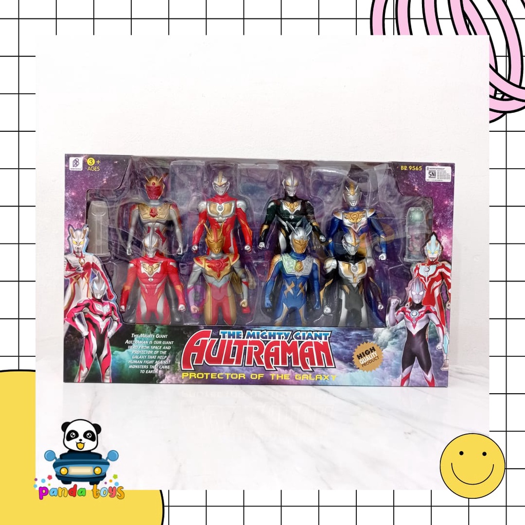 PANDA TOYS SEMARANG MAINAN ROBOT ULTRAMAN SET BP9565