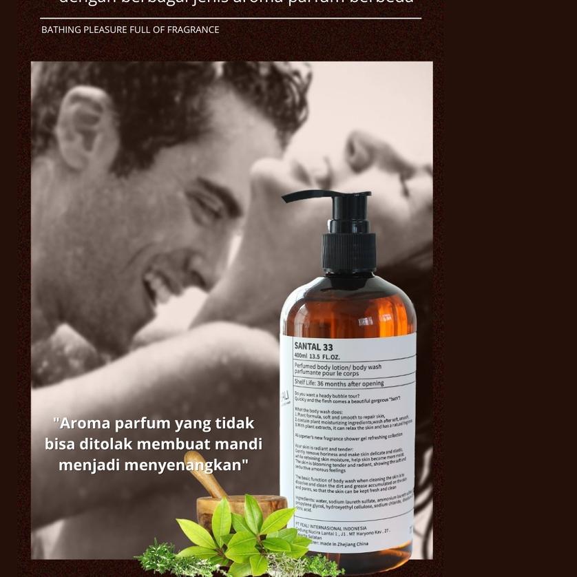 ♠ FEALI Perfume Body Wash Sabun Mandi Cair Shower Gel Brightening Moisturizer Anti Acne Solution - 4