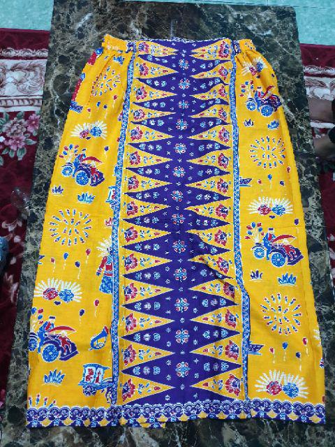Rok Sepan Tumpal St16 Motif Pucuk Rebung Betawi Ondel-ondel Abang None Jakarta | Batik Wanita