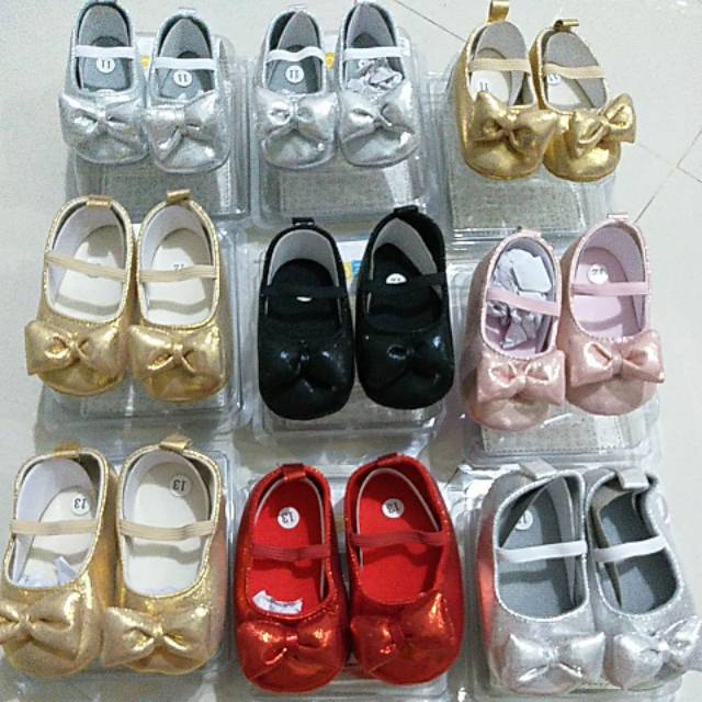 Sepatu prewalker pita baby girl 3m+