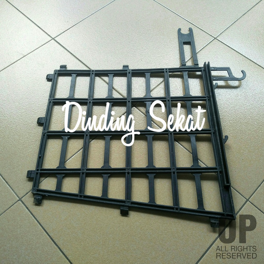 Bagian Dinding Sekat Baterai Kandang Ayam Bebek Petelur Plastik