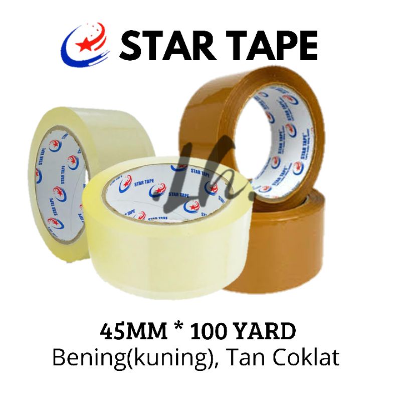 

LAKBAN ( 1 PCS ) 100 YARD X 45MM (2INCH) LENGKET KUALITAS TERBAIK