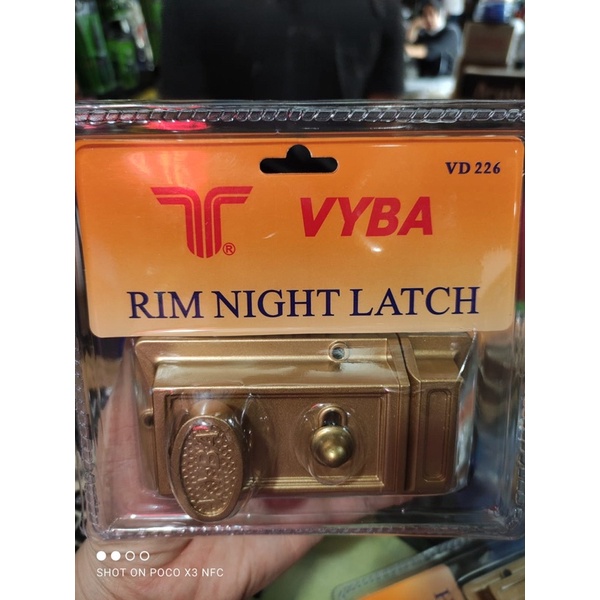 kunci pintu otomatis vyba rim night latch merk vyba