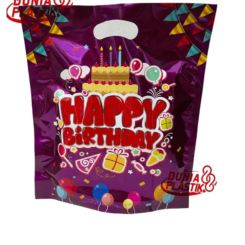 

Sale 9WGPW isi10pc KANTONG HBD 22x27cm tas plastik mengkilap souvenir goodie bag bungkus kado ultah ulang tahun happybirthday J63 Terkini