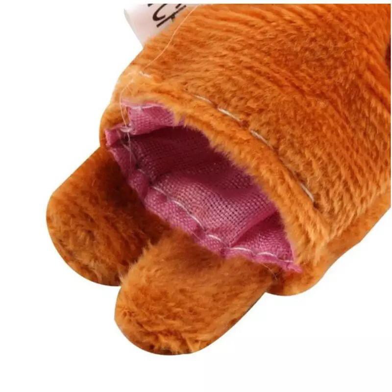 Boneka Jari Mainan Anak Bayi Gambar Animal Finger Puppet Mainan Edukasi Boneka Tangan