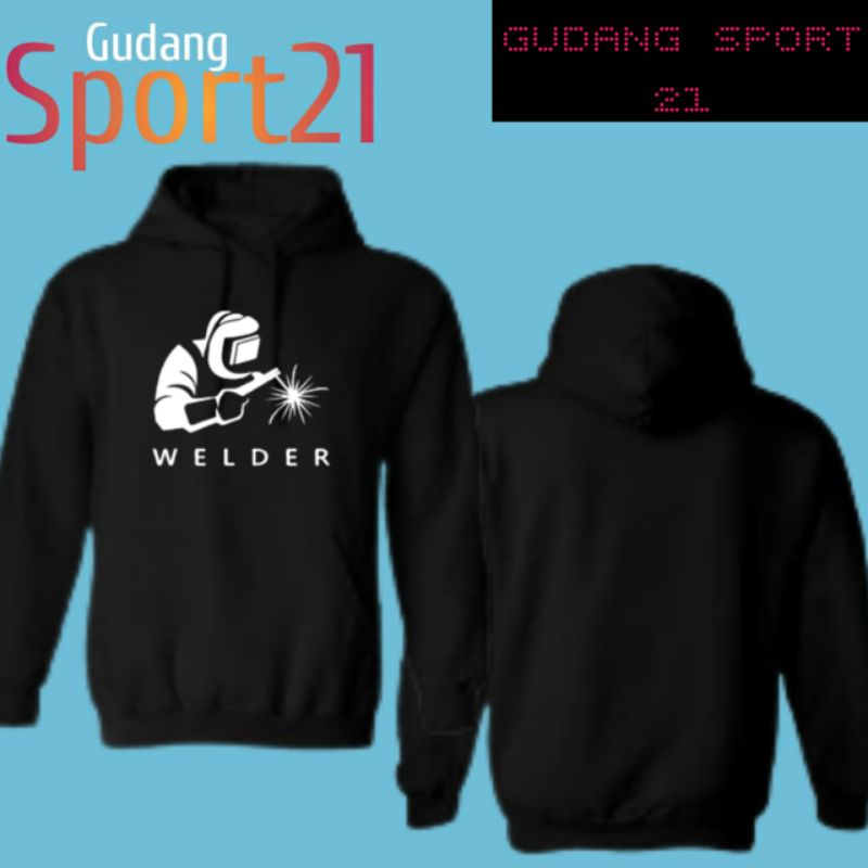 jaket hoodie welder seniman api indonesia hoodie welder