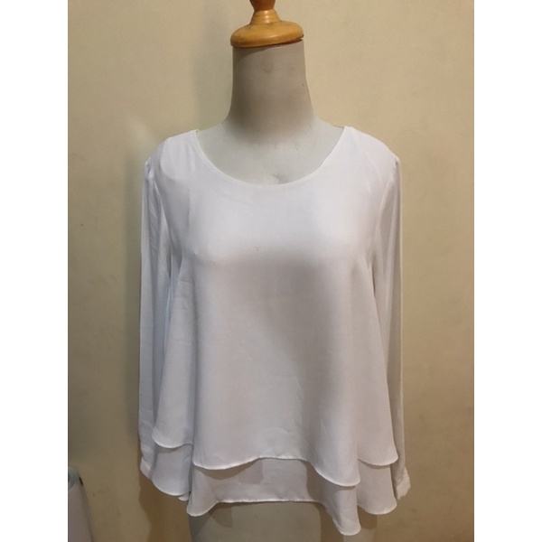 ZARA WHITE BLOUSE