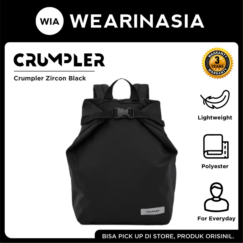 Tas Ransel Pria Wanita Crumpler Zircon Backpack Medium Original