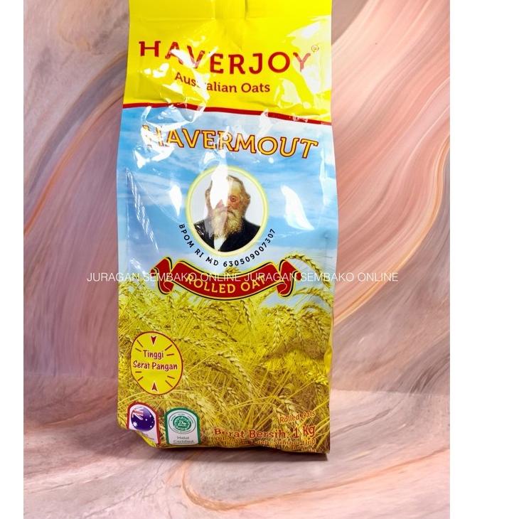 

BISA COD ✔️Haverjoy Havermout Rolled Oat Kuning 1 kg / australian oat / oatmeal|SQ3
