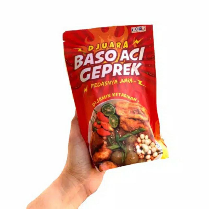 

Baso aci geprek tulang rangu