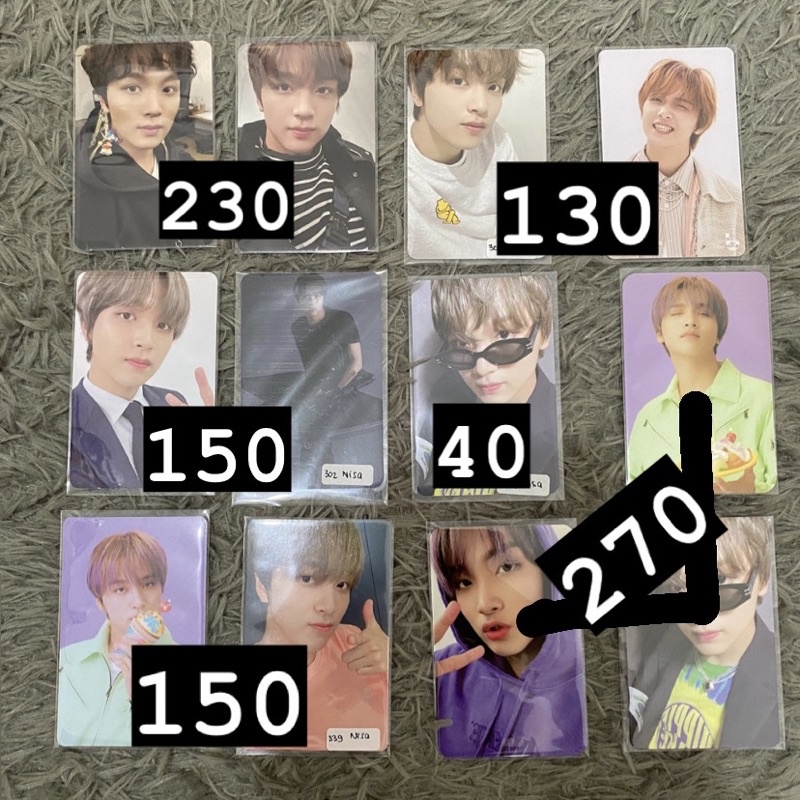 HAECHAN PHOTOCARD YIZHIYU HOODIE UNGU PULANG LES NEOZONE