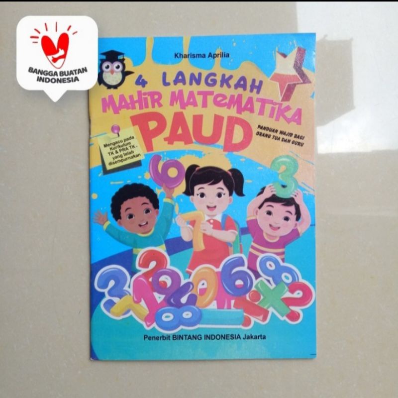 

Buku Anak PAUD TK 14 Langkah Mahir Matematika.