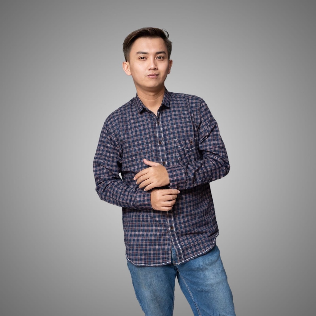 (PREMIUM) KEMEJA FLANEL PRIA / KEMEJA KOTAK /BAJU DISTRO BANDUNG ORIGINAL BULLSHIRT