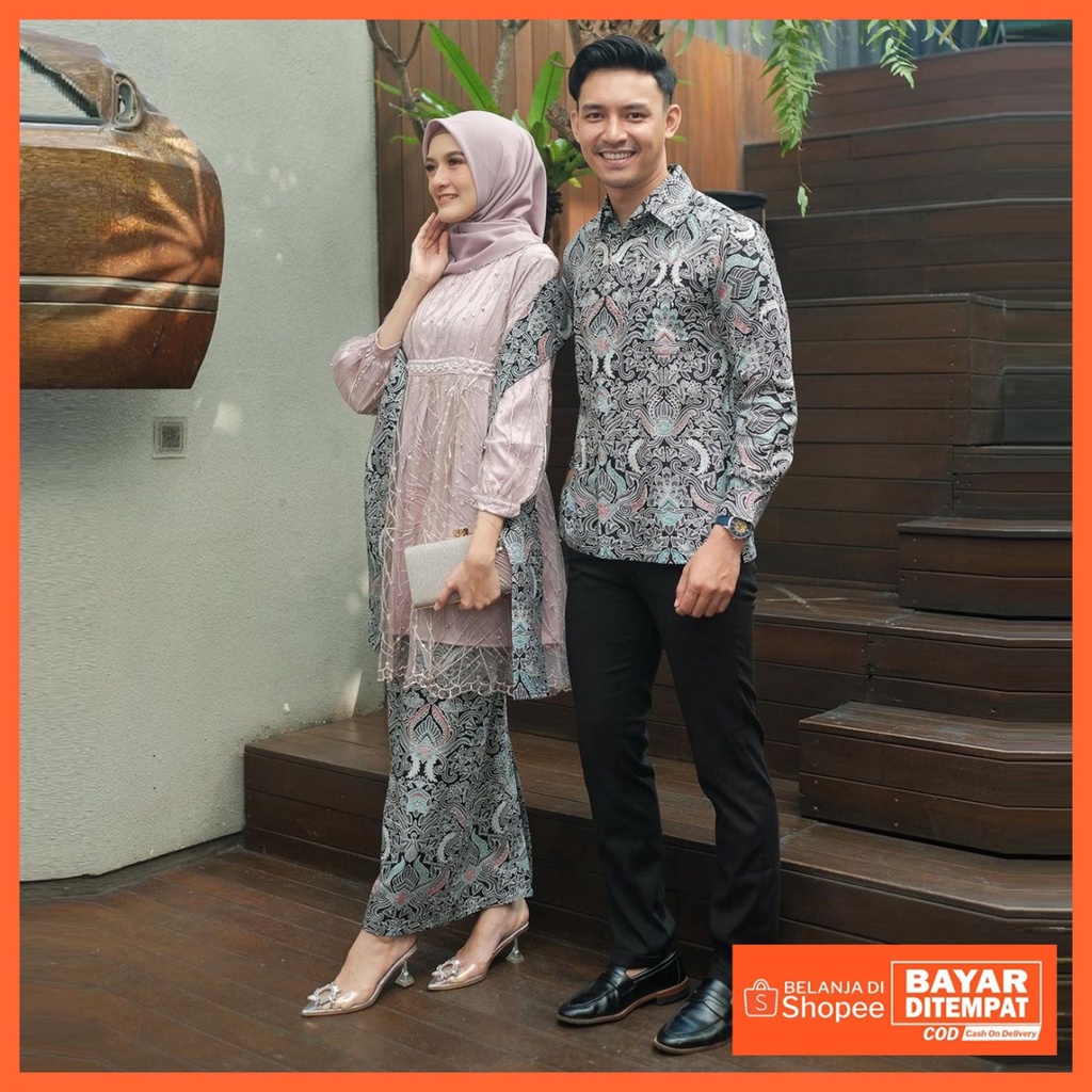 Maura Couple - Sania Ruffle Batik Couple ori Ndoro jowi DNT Garansi Termurah Shopee - COUPLE YASMINE