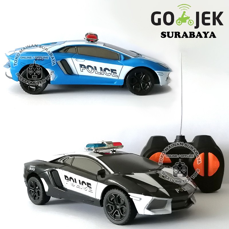 RC Mobil Lamborghini Aventador Police | Mainan Anak Mobil Polisi Remote Control