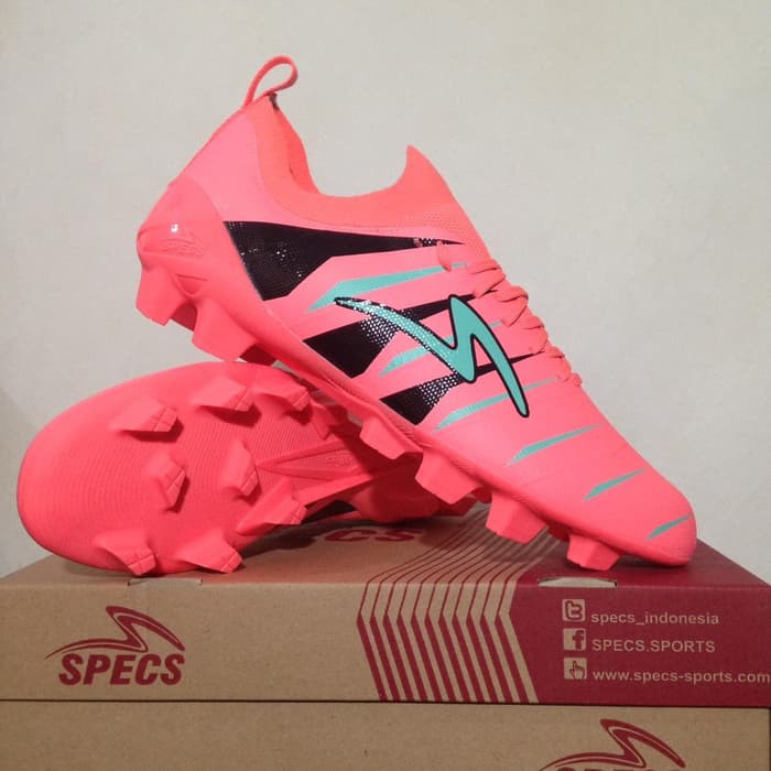 Sepatu Bola Specs Accelerator Velocity 19 FG Neon Peach Original