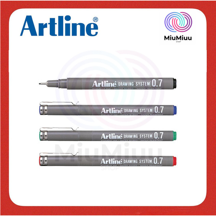 

PULPEN MENGGAMBAR LUKIS DRAWING PEN ARTLINE EK-237 UKURAN 0.7MM