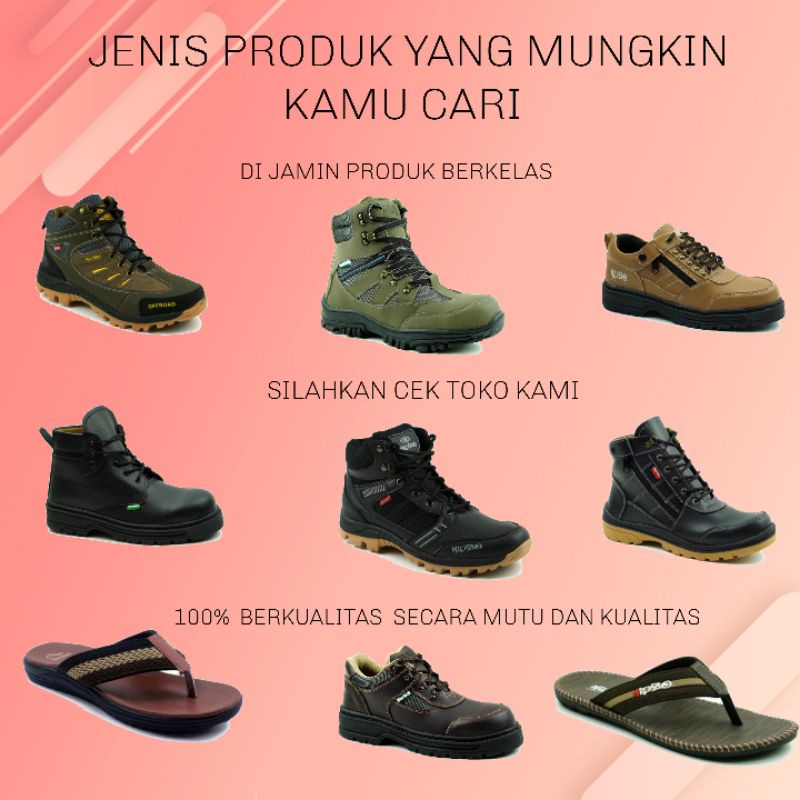 sepatu  pria safety boot  sneakers touring hiking outdoor original grade A Premium terbaru kekinian-7