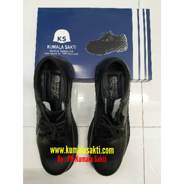Sepatu Safety PDH Kulit Asli KS-5094-Rompi Safety-Rompi Vest-Helm Proyek-Rompi Proyek-Traffic Cone