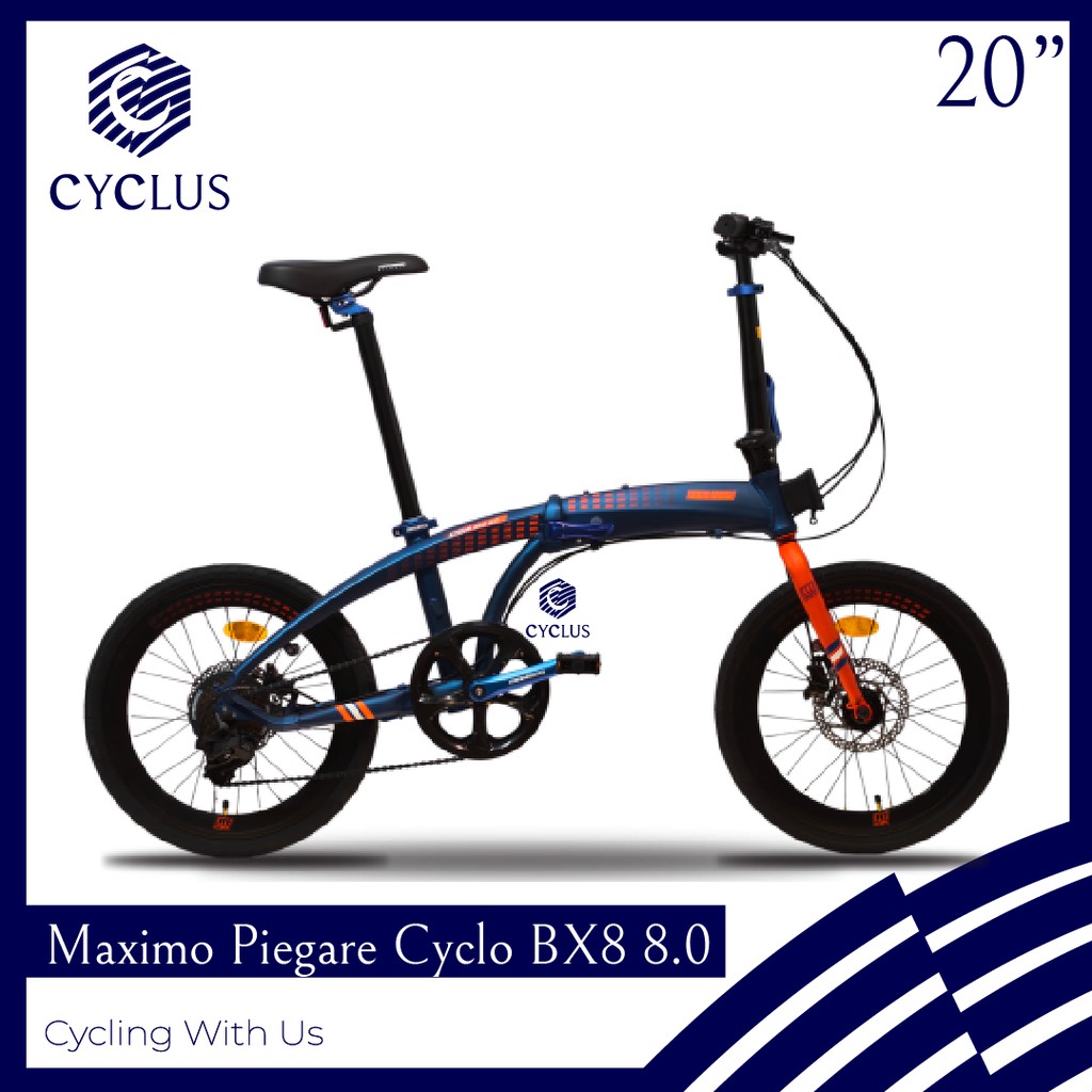 INSTAN - Sepeda Lipat Maximo Piegare Cyclo BX8 8.0 20 inch
