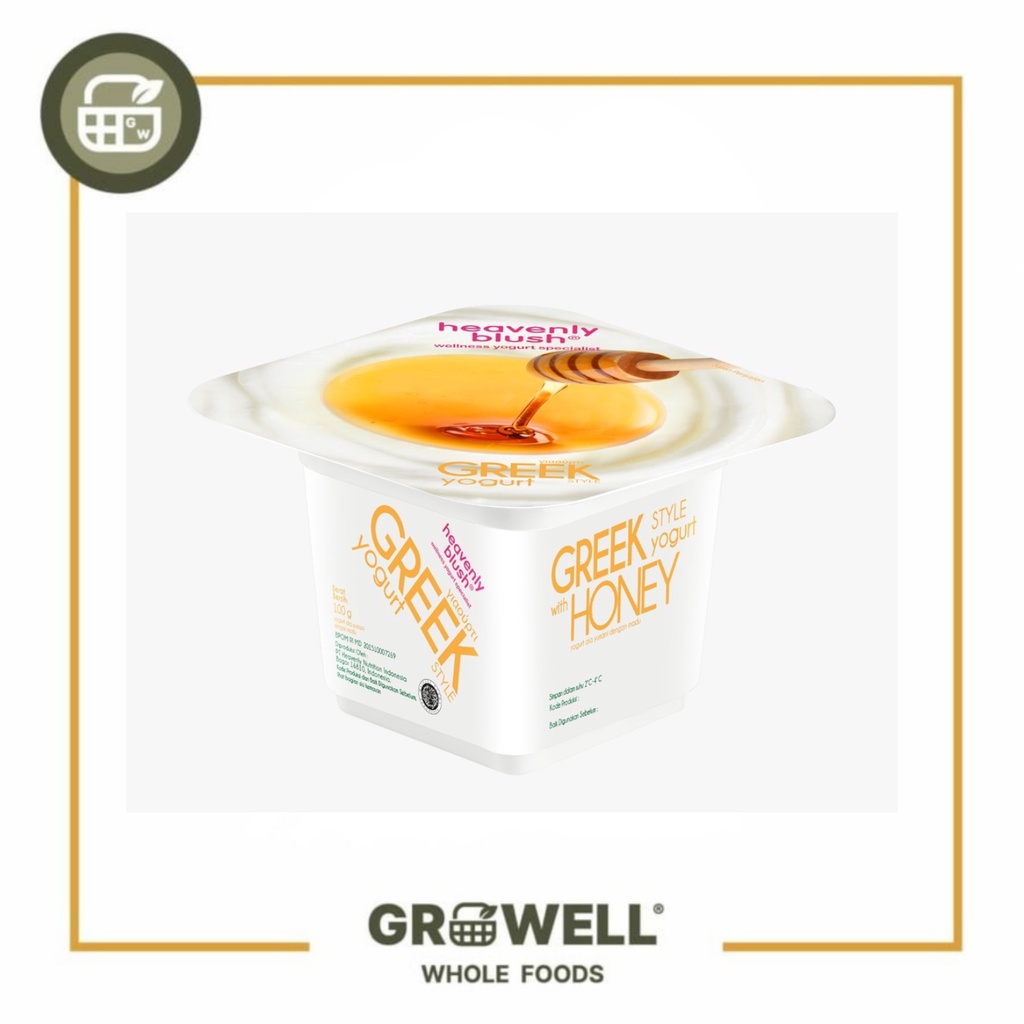 

HEAVENLY BLUSH YOGURT GREEK HONEY 100GR