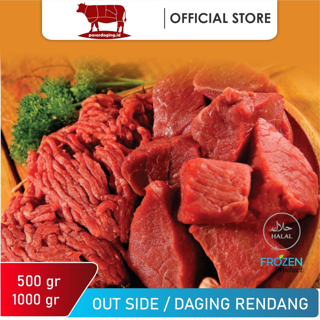 

DAGING RENDANG SAPI/ OUTSIDE / DAGING SAPI UTUH IMPORT AUSTRALIA