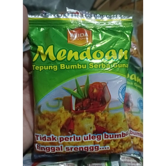 

Tepung mendoan Alida asli Purwokerto | Tepung bumbu serba guna