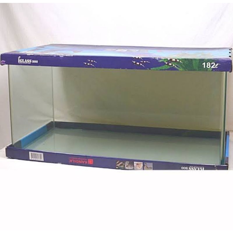 aquarium kaca bending iglass kandila 900 kaca 10 mili ukuran 90x45x45