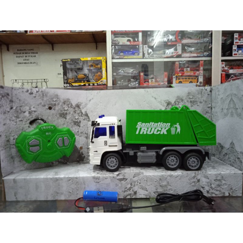 Mainan Rc Truck Sampah - Rc Dump Truck Sampah