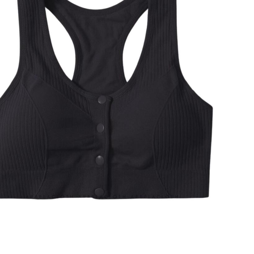 ★ Lydyly - Sport Bra YN227 | BH Katun Olahraga Kancing Depan ➻