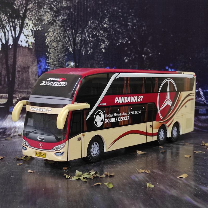 Miniatur Bus Pandawa Double Decker